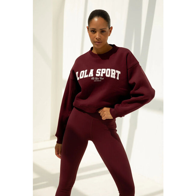 THE LOLA CLUB Demi Legging Cherry Red