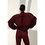 THE LOLA CLUB Leah Bomber Cherry Red