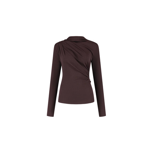 STUDIO AMAYA Bo Top Brown