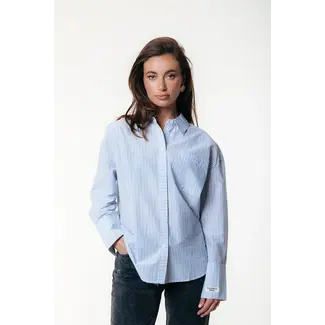 COLOURFUL REBEL Talia Rhinestone Stripe Blouse