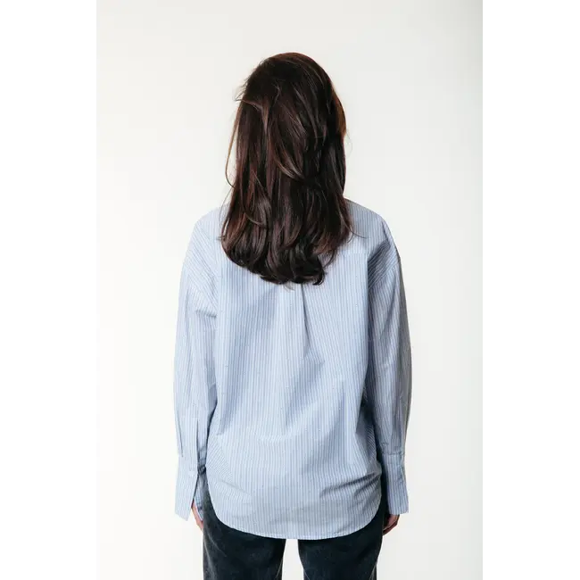 COLOURFUL REBEL Talia Rhinestone Stripe Blouse