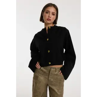 REFINED DEPARTMENT Oversized Cardigan Lindy Black