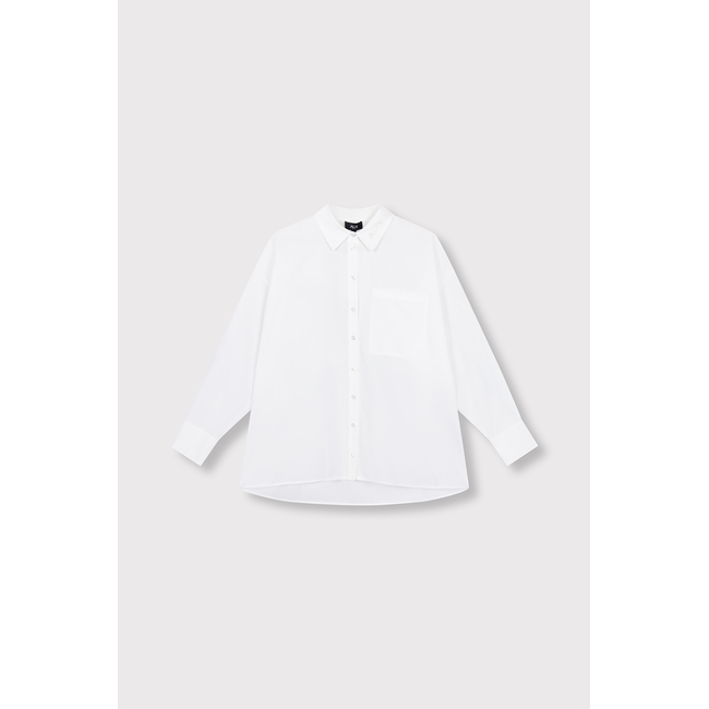 ALIX THE LABEL Oversized Blouse Soft White