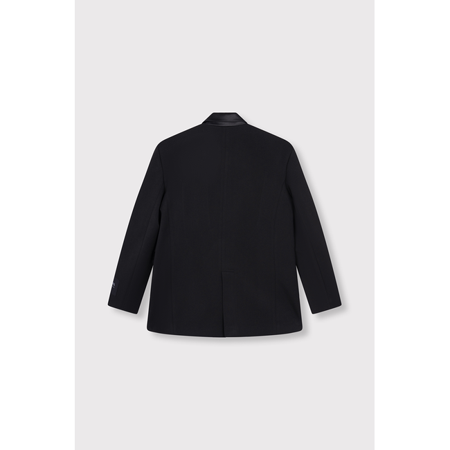 ALIX THE LABEL Oversized Mix Blazer Black