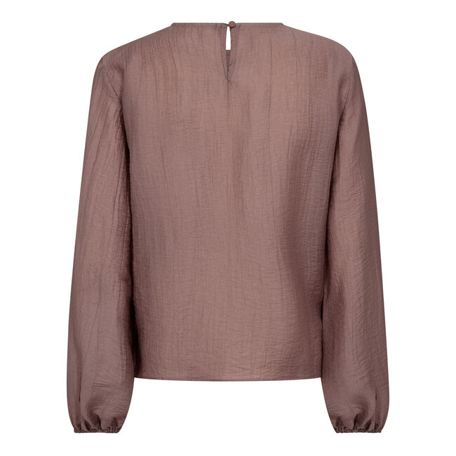 CO'COUTURE Conny Drape Blouse Rose