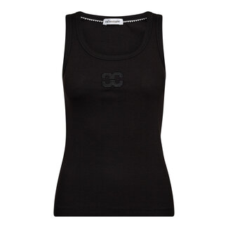 CO'COUTURE Granny Rib Solid Emb Tank