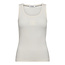 CO'COUTURE Granny Rib Solid Emb Tank White