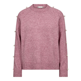 CO'COUTURE Rowan Pearl Sleeve Knit Candyfloss