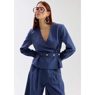 HARPER & YVE Lida Blazer Blue Stripe