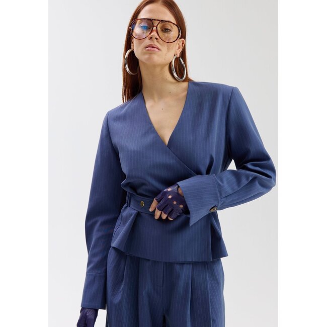 HARPER & YVE Lida Blazer Blue Stripe
