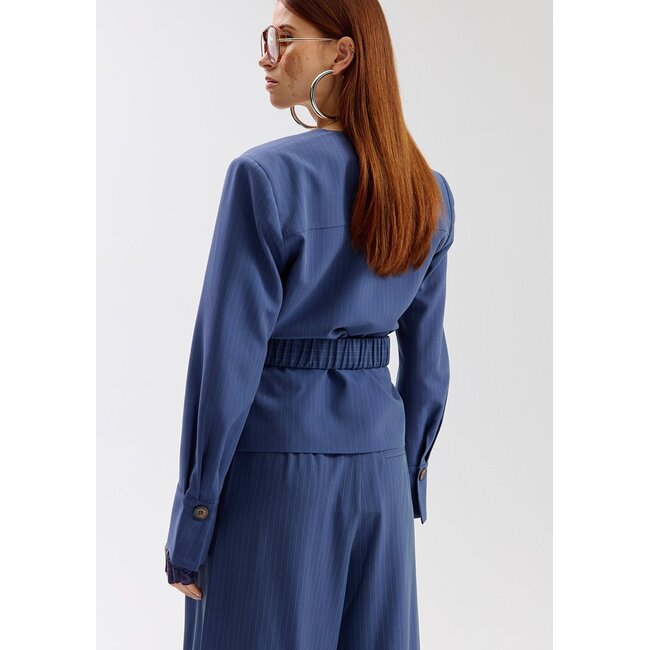 HARPER & YVE Lida Blazer Blue Stripe
