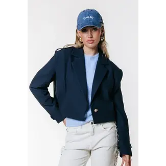 COLOURFUL REBEL Beau Marine Blazer