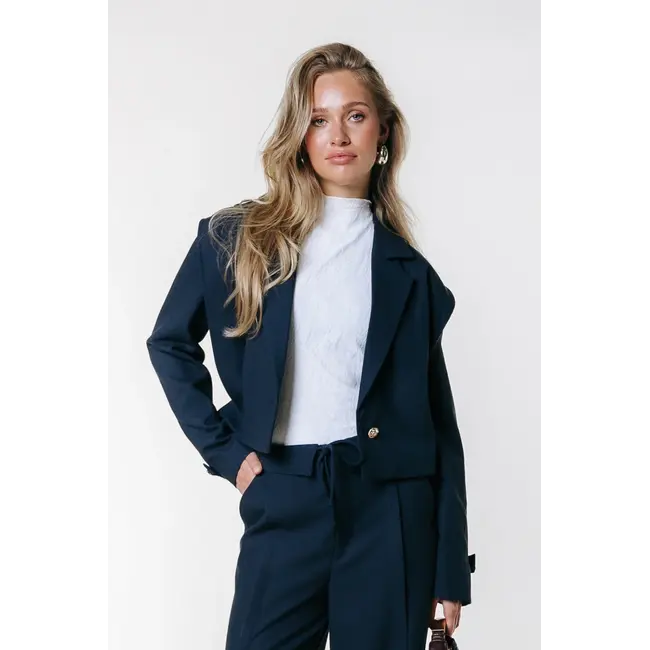 COLOURFUL REBEL Beau Marine Blazer