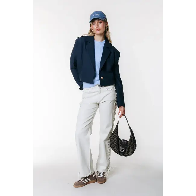 COLOURFUL REBEL Beau Marine Blazer