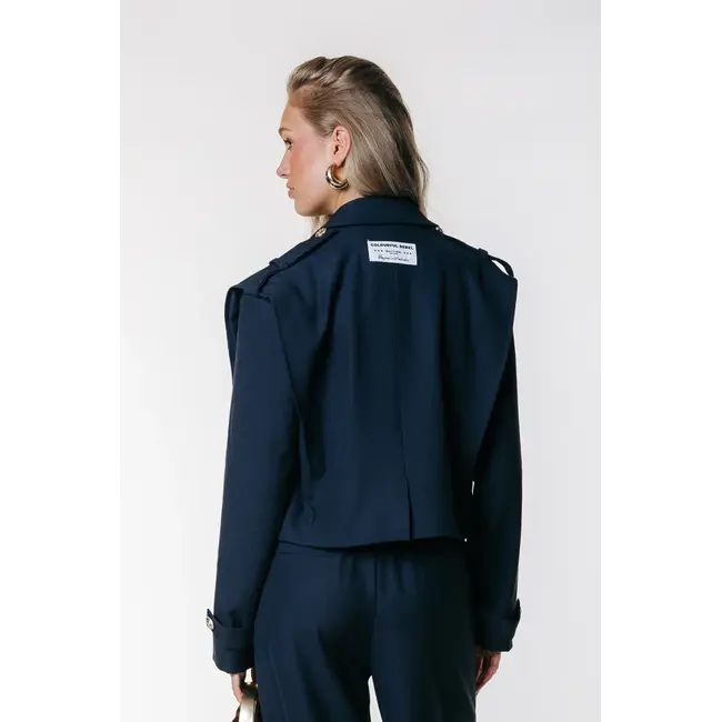 COLOURFUL REBEL Beau Marine Blazer