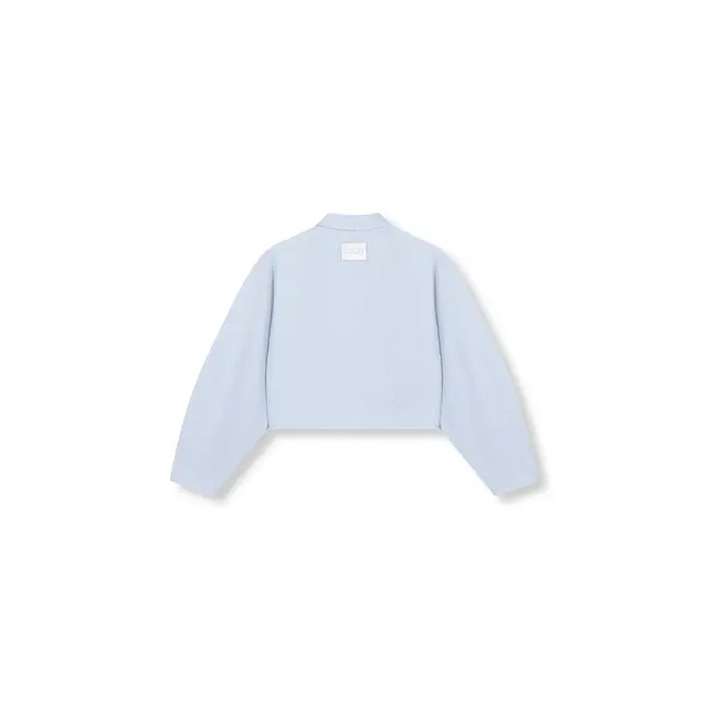 REFINED DEPARTMENT Cropped Blouse Ayla Light Blue
