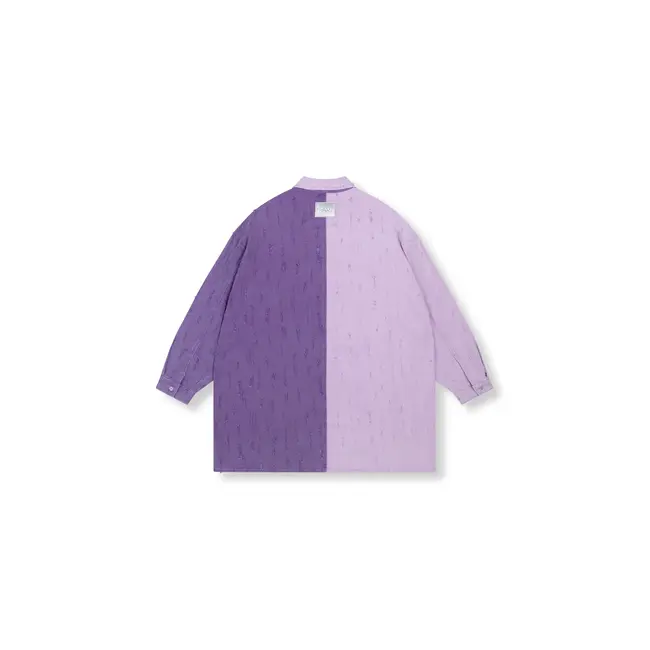 REFINED DEPARTMENT Two Colour Denim Blouse Lolay