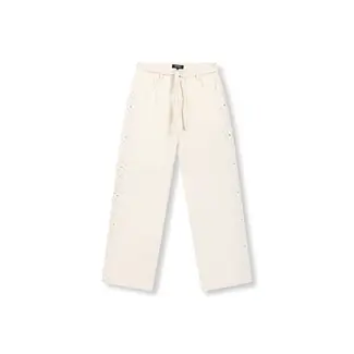 REFINED DEPARTMENT Studs Denim Pants Payton Creamy White
