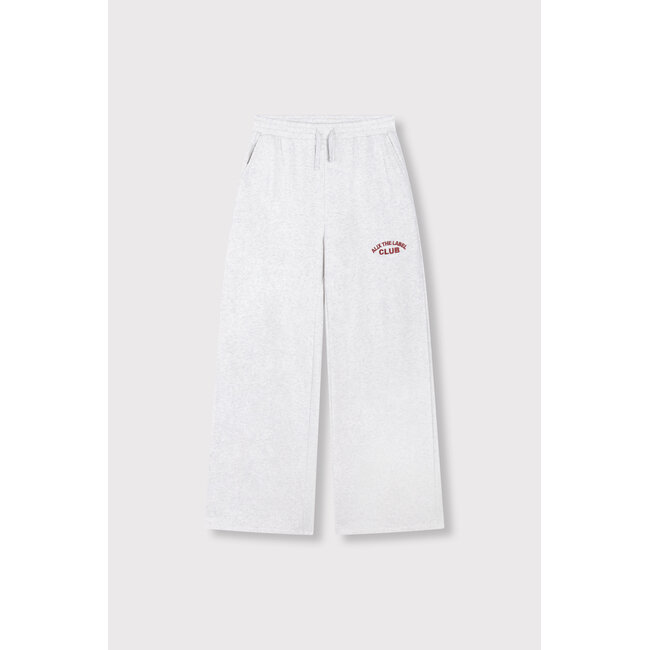 ALIX THE LABEL Wide Leg Sweat Pants Super Light Grey