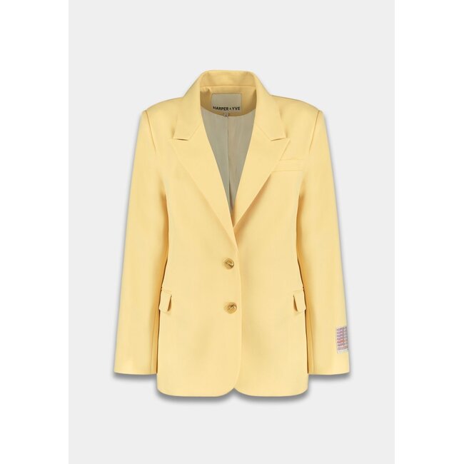 HARPER & YVE Anna Blazer Butter Yellow