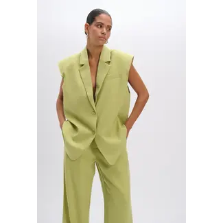 REFINED DEPARTMENT Oversized Waistcoat Spencer Matcha