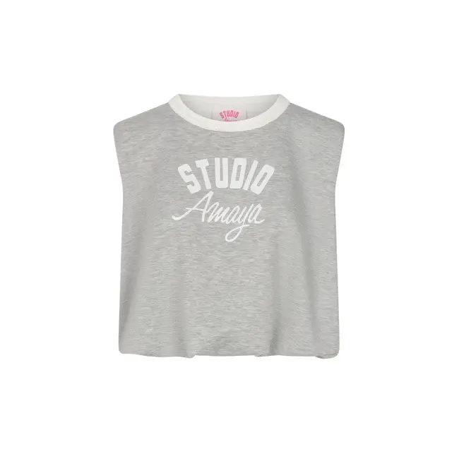 STUDIO AMAYA Amour Top Grijs