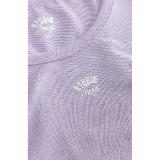 STUDIO AMAYA Grace Top Paars