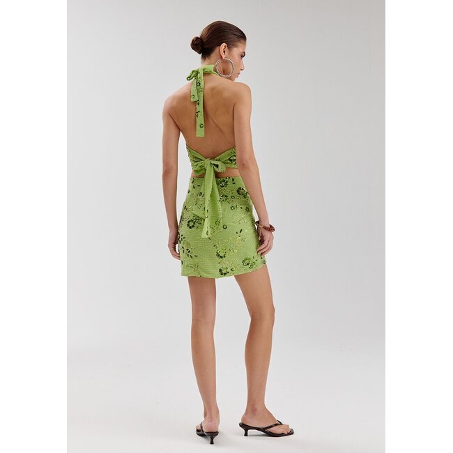 HARPER & YVE Sora Dress Green Sequin