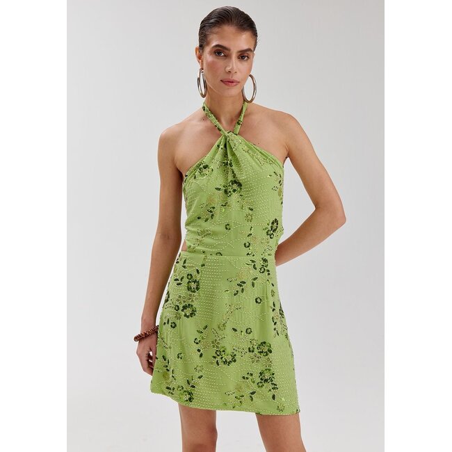 HARPER & YVE Sora Dress Green Sequin