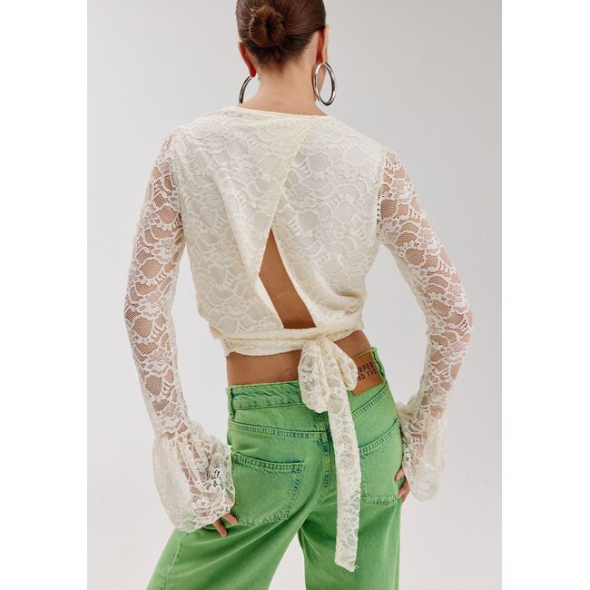 HARPER & YVE Didi Lace Top Ecru