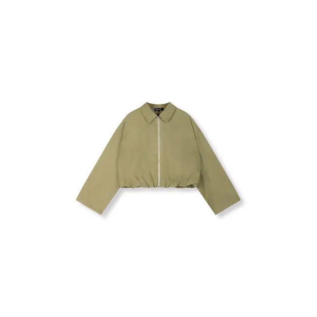 REFINED DEPARTMENT Cropped Balloon Jacket Aley Army
