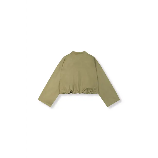 REFINED DEPARTMENT Cropped Balloon Jacket Aley Army