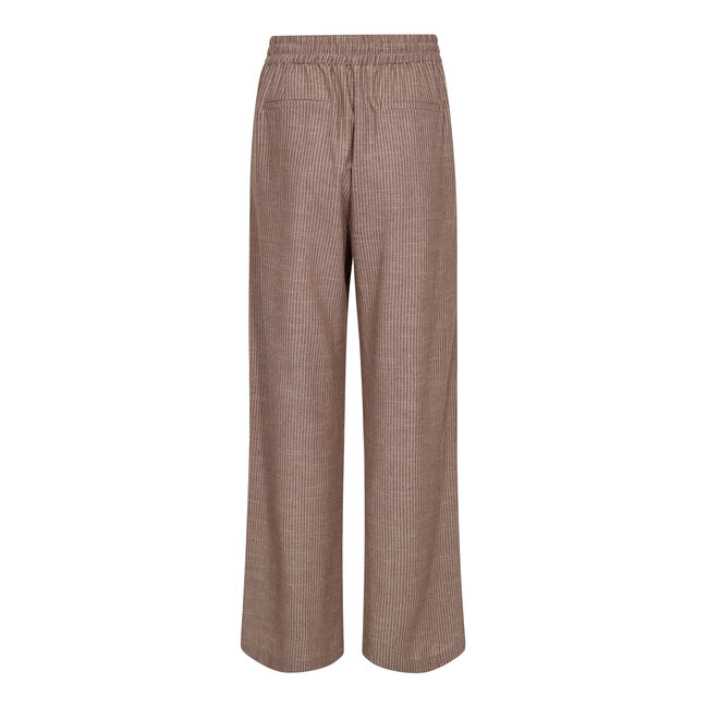 CO'COUTURE Jiho stripe Pant Brown