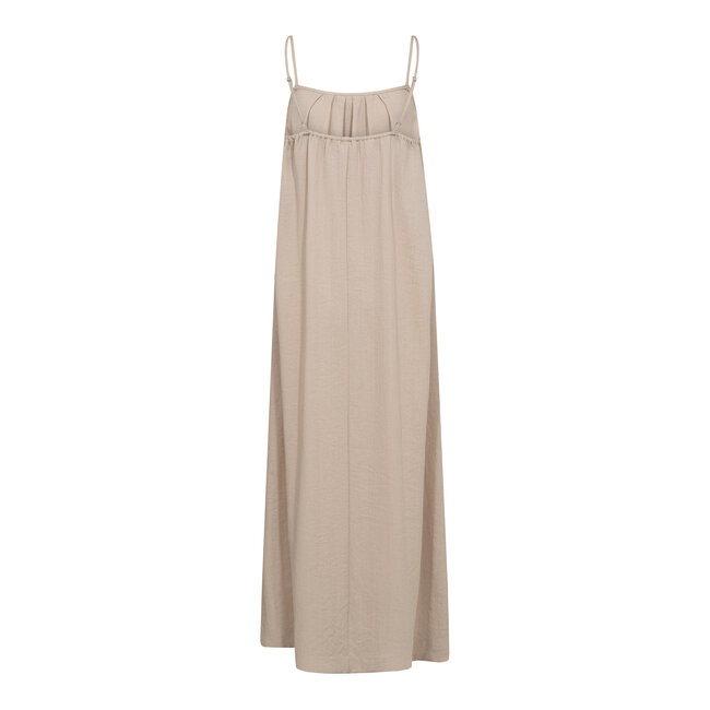 CO'COUTURE Eva Strap Dress Walnut