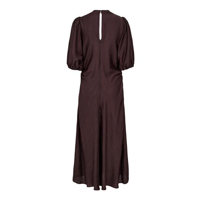 CO'COUTURE Hera Puff Dress Dark Brown