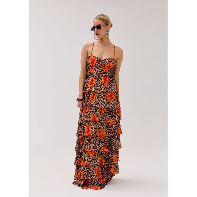 HARPER & YVE Dina Dress Lexie Leopard Bloom