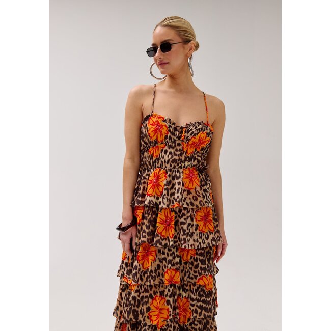 HARPER & YVE Dina Dress Lexie Leopard Bloom