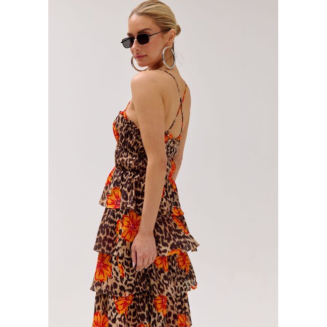 HARPER & YVE Dina Dress Lexie Leopard Bloom