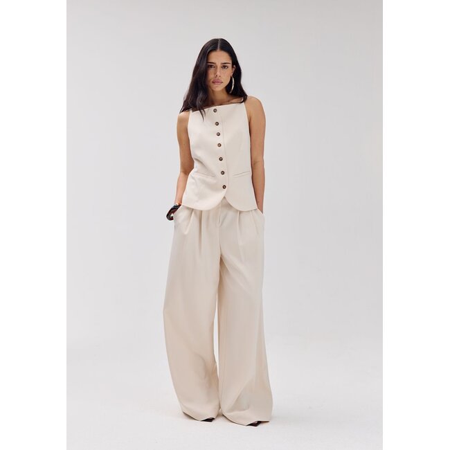 HARPER & YVE Rey Gilet Ecru