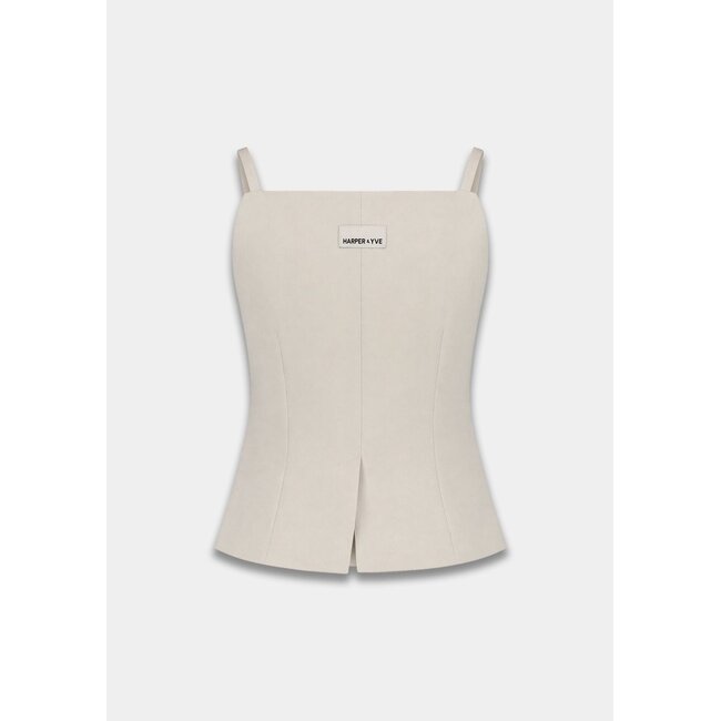 HARPER & YVE Rey Gilet Ecru