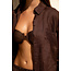 THE LOLA CLUB Guilia Blouse Chocolate