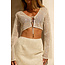 THE LOLA CLUB Milena Skirt Sequin Mesh