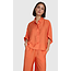 ALIX THE LABEL Woven Irregular Oversized Blouse Soft Orange