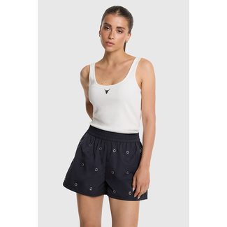 ALIX THE LABEL Knitted Tank Top Soft White