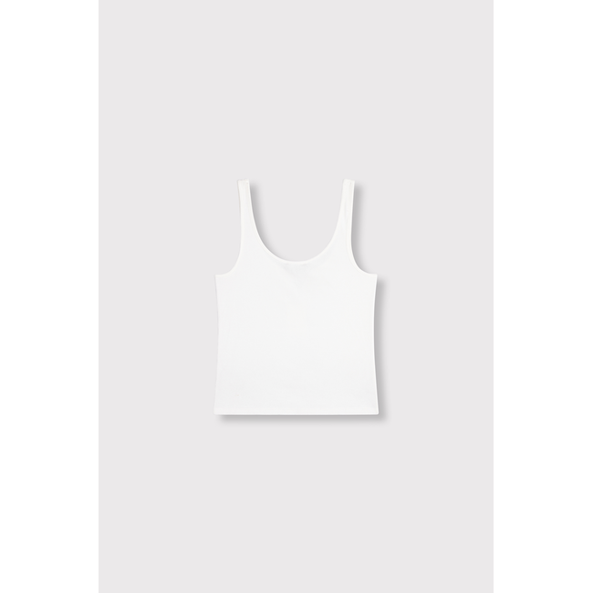 ALIX THE LABEL Knitted Tank Top Soft White