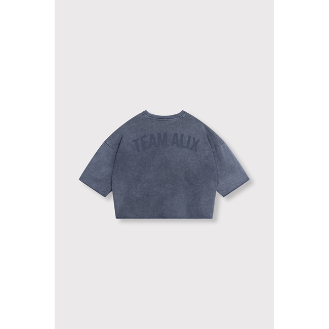 ALIX THE LABEL Cut Seam Sweat Shirt Navy