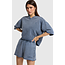 ALIX THE LABEL Knitted Team Alix Sweat Shorts Navy