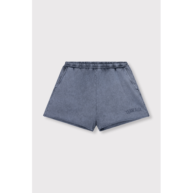 ALIX THE LABEL Knitted Team Alix Sweat Shorts Navy