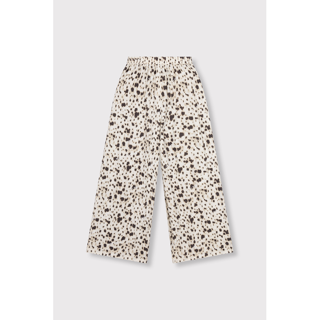 ALIX THE LABEL Woven Animal Wide Leg Pants Animal