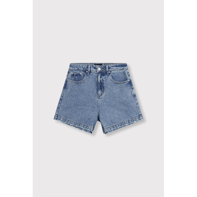 ALIX THE LABEL Bermuda Denim Shorts Denim Blue
